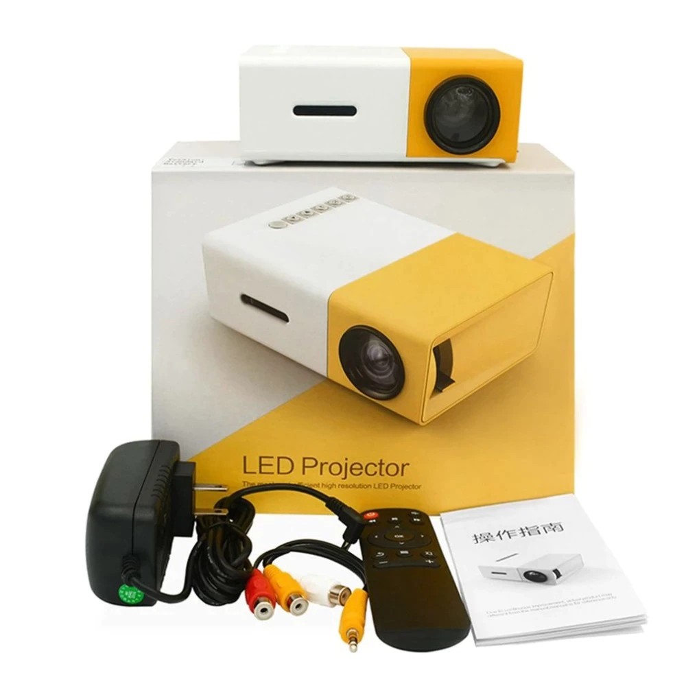 Mini Projector, Meer Portable Pico Full Color LED LCD Video